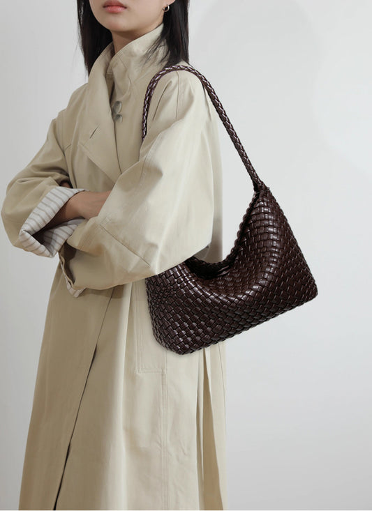Slouchy Woven Hobo Tote Bag Set