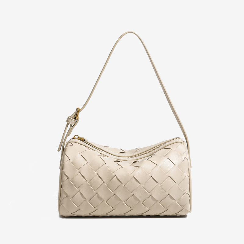 Handmade Baguette Shoulder Bag-Chocolate