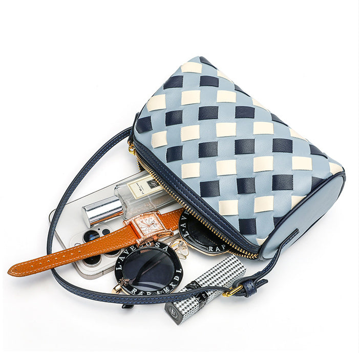 Handmade Baguette Shoulder Bag-Chocolate