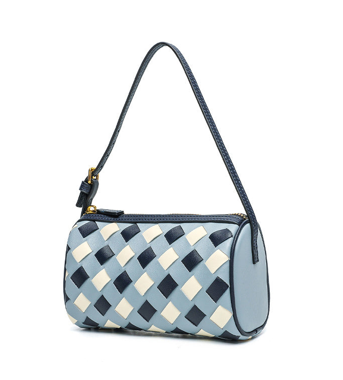 Handmade Baguette Shoulder Bag-Chocolate