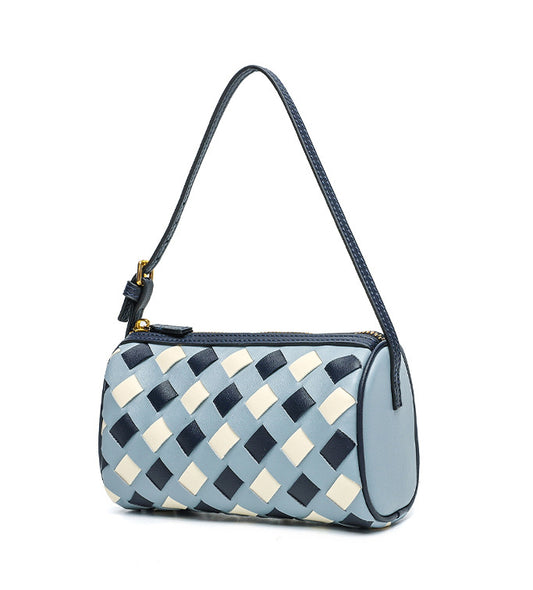 Handmade Baguette Shoulder Bag-Black