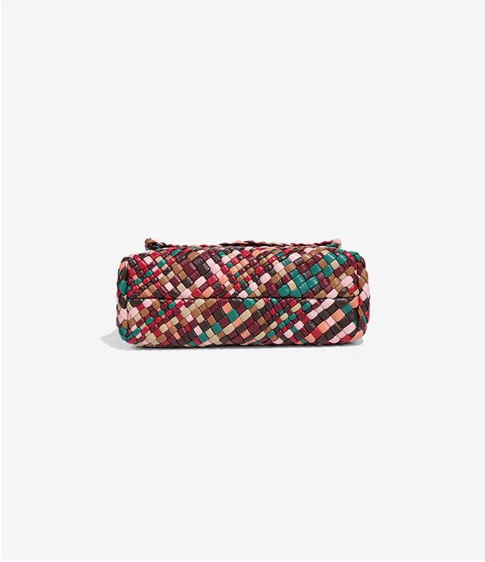 Handmade Intreccio Multicolor Underarm Purse