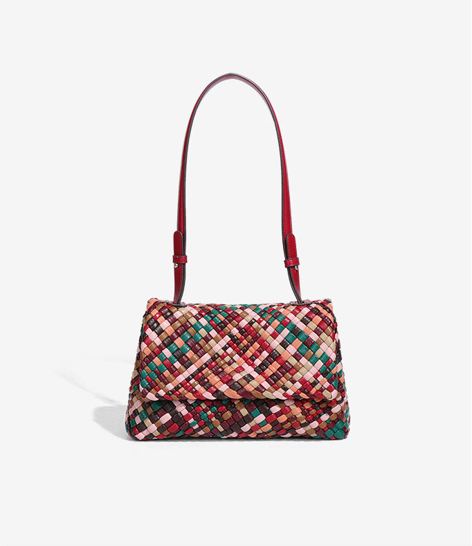Handmade Intreccio Multicolor Underarm Purse