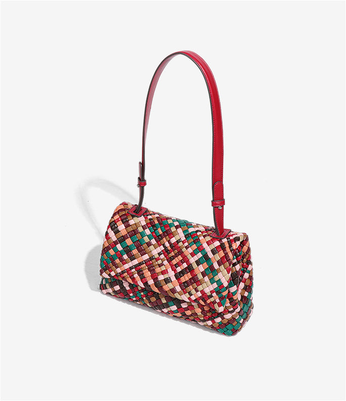 Handmade Intreccio Multicolor Underarm Purse