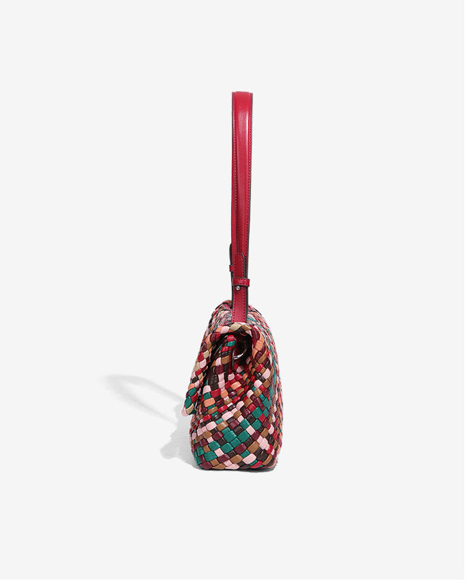 Handmade Intreccio Multicolor Underarm Purse