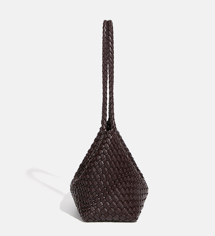 Slouchy Woven Hobo Tote Bag Set