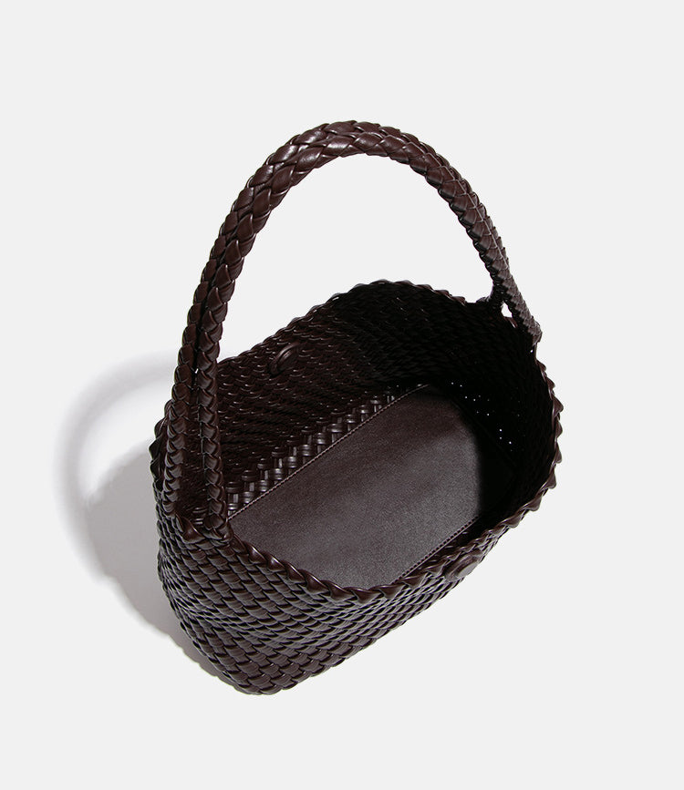 Slouchy Woven Hobo Tote Bag Set